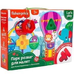 Игра-конструктор Vladi Toys Fisher-Price Парк развлечений для малышей, украинский язык (VT2905-21)