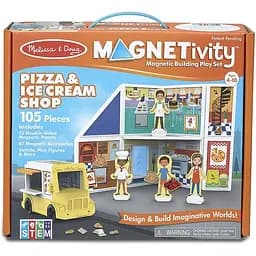 Игровой набор Melissa & Doug Магазин пиццы и мороженого магнитный (MD30658)