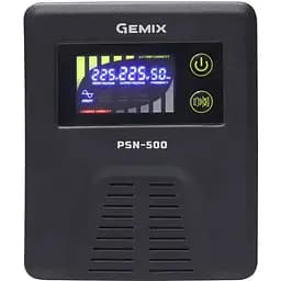 ДБЖ Gemix PSN-500, 500VA/300W 12V/220V, 15А, 1xSchuko, без АКБ - мініатюра 2