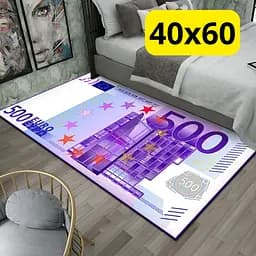 Стильний та зносостійкий килим для дому та офісу "500 EURO" 40х60 KT7001711