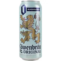 Пиво безалкольное Lowenbrau Original светлое 0.5% 0.5 л ж/б
