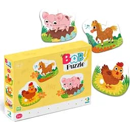 Пазл DoDo 3 в 1 День на фермі, 9 елементів (300394) - мініатюра 4