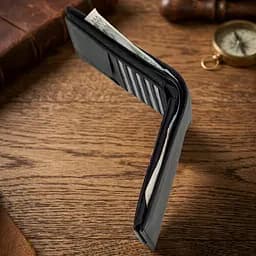 Чоловіче портмоне Tony Perotti з натуральної шкіри Cortina 5068 nero (90120) Чорне - мініатюра 5