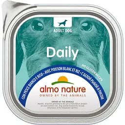 Влажный корм для собак Almo Nature Daily Dog белая рыба и рис 300 г