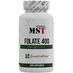 Вітаміни та мінерали MST Folate 400 Quatrefolic, 90 капсул
