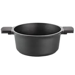 Кастрюля Guzzini Cooking индукционная 24 см темно-серая (9832433)