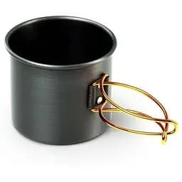 Горнятко-каструля GSI Outdoors Halulite 20 fl.oz Aluminium Bottle Cup Чорний (1099-50196)