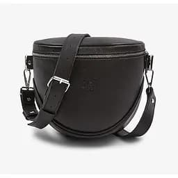 Шкіряна сумка поясна-кроссбоді Vacation чорна