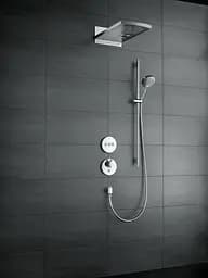 Шлангове під'єднання Hansgrohe FixFit S без зворотного клапана 27453000, Хром - мініатюра 2