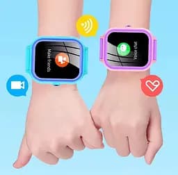 Дитячий смарт годинник T18 на Android з 16GB пам'яті, GPS, 4G дзвінками, відеозв'язком, YouTube, TikTok, WhatsApp та українською мовою До 5 днів роботи Блакитний - мініатюра 11