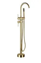 Смеситель для ванны напольный VBI Milano gold VBI-050108GL Золотой