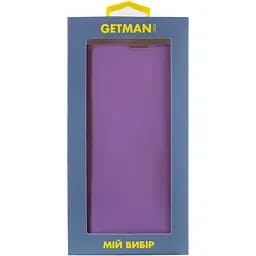 Шкіряний чохол-книжка GETMAN Elegant (PU) для Oppo A17k Бузковий - мініатюра 7