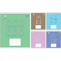 Набор тетрадей Yes Miffy Bunny A5 в клетку 12 листов 25 шт. (767617)