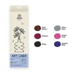 Набор цветных линеров, 6 цветов, 6 set For all, IDEA10-AL6FALL, 99IDEAS