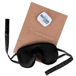 Подарочный набор беруши для сна Kokon Universe + маска для сна Чумацький Шлях шелк черная (1249-02)