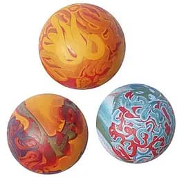 Игрушка для собак Tatrapet Dental Gum мячик резиновый 8 см разноцветный