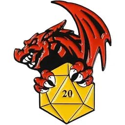 Значок Dungeons & Dragons Підземелля і дракони 3 см CH P DD 04