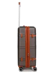 Валіза середня M ABS-пластик Worldline Airtex 629 67×45×27см 74л Коричнева - мініатюра 8