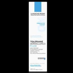 Флюїд для обличчя та шкіри навколо очей La Roche-Posay Toleriane Dermallergo Заспокійливий та зволожуючий догляд, для гіперчутливої та схильної до алергії нормальної та комбінованої шкіри 40 мл (MB353900) - мініатюра 4
