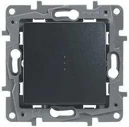 Переключатель с подсветкой Etika антрацит Legrand osv0002085