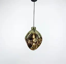 Підвісний світильник Tramonto з плафоном золотого кольору Line.F 0588/1L gold