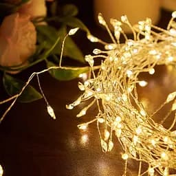 Гірлянда світлодіодна від мережі Роса Y25-27WW 19576 20 м 500 LED теплий жовтий - мініатюра 5