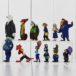 Іграшки-фігурки Зоотрополіс Zootopia, 12 шт - мініатюра 4