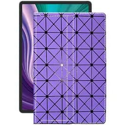 Чехол StatusCASE из экокожи для планшета Lenovo Pad Pro 2021 Фиолетовый ромб