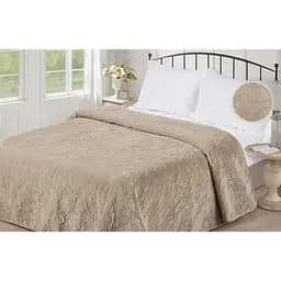 Покрывало однотонное Love You, 220х200 см, шампань (8206)