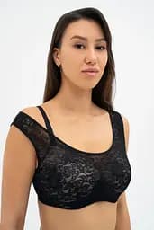 Бюстгальтер ALESSIA 007 19 02 Effetto Lingerie чорний 75D