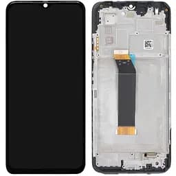 Дисплей Xiaomi Poco M5 /Poco M4 5G /Redmi 10 5G /Redmi Note 11E 5G /Redmi Note 11R чорний, з рамкою