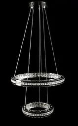Підвісна світлодіодна люстра Splendid Ray L50503J/480+320/2 LED, 2 кільця, пульт, димер, 80 W - мініатюра 4