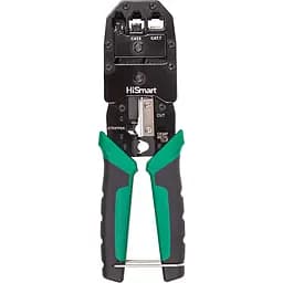 Кліщі для різання та обтискання кабелю HiSmart CAT7