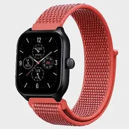 Ремінець нейлоновий на липучці BeWatch Xiaomi Amazfit BIP/GTS/GTR 20 мм Червоний (1011384.1UW)