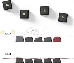 Клавіатура MONTECH MKey Freedom Red Switch (MK105FR) [127104] - мініатюра 12