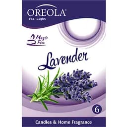 Свічка запахова Oreola Лаванда 6 шт.