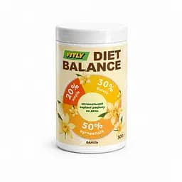 Функціональний коктейль Fitly Diet Balance, 500 грам - Ваніль