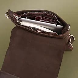 Чоловіча шкіряна сумка SHVIGEL 22х25,5х3-6,5 см sum0012622 - мініатюра 2