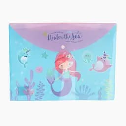 Папка на кнопці HuaMeiWenJu 23 Блакитний (2000989782292)(SC)