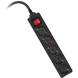 Мережевий фільтр живлення REAL-EL RS-Protect M 5m, black (EL122300030) - мініатюра 9