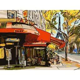 Картина по номерам "Улицы Парижа" 504003-NC 40х50 см