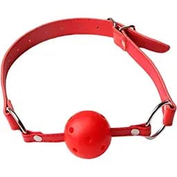 БДСМ кляп у рот "Mouth ball" - Червоний - Садо-мазо