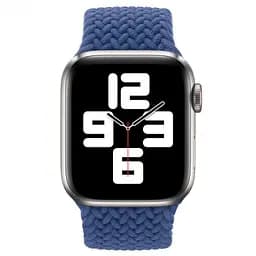 Ремінець Braided Solo Loop Band для Apple Watch 38/40/41mm Atlantic Blue Size 4 132mm [53999] - мініатюра 2