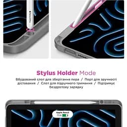 Чохол-книжка ArmorStandart Y-Type Pen для Apple iPad 10th Gen 10.9" [2022]/iPad 11 [2025] Gray [ARM77504] [133721] - мініатюра 6