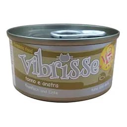 Консервований корм для котів з тунцем та качкою в соусі Croci Vibrisse Menu 70 г