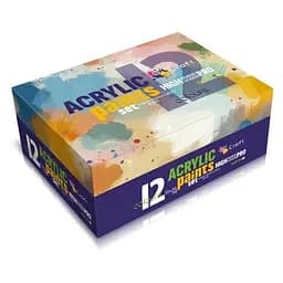 Набір акрилових фарб Art Craft 5082-AC 12 штук по 20 мл