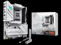 Материнcька плата ASUS B850 MAX GAMING WIFI White Socket AM5