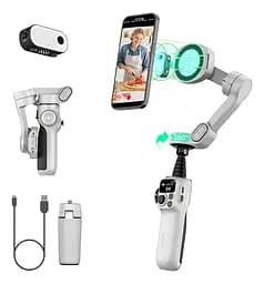 Триосьовий стабілізатор AOCHUAN Professional Gimbal Stabilizer for Smartphone SMART P2 White (AOCHUAN-SMARTP2-W) - мініатюра 4