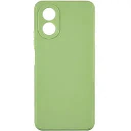 Силіконовий чохол Candy Full Camera для Oppo A58 4G Фісташковий