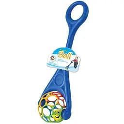 Детская каталка на палке Bambi 3201(Blue) шарик с погремушкой, 61х19х14 см